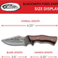 KD Hunting Knife Carbon Steel for Outdoor and Camping with Sheath