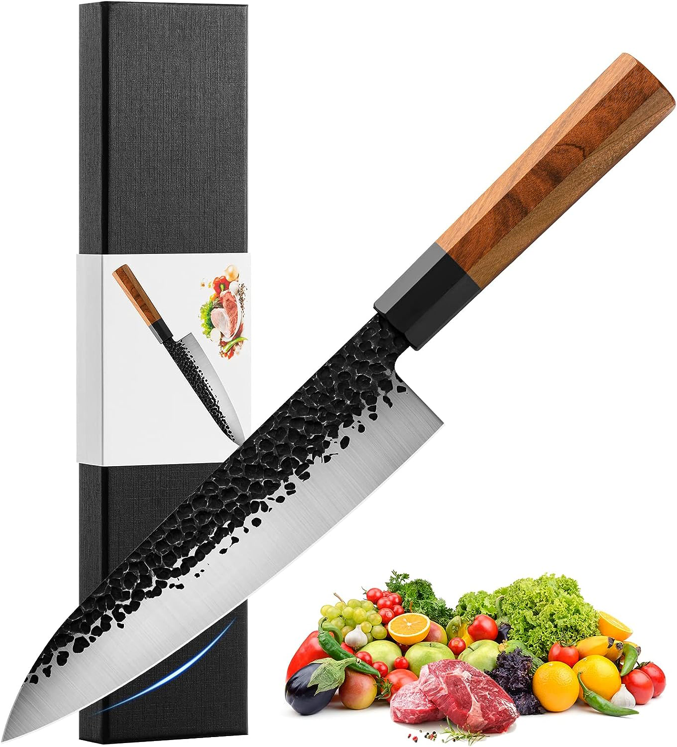 Clearance Promotion-Kitchen Knife Japanese Damascus Steel 8 Inch Chef Knives  High Carbon Stainless Steel Gyuto