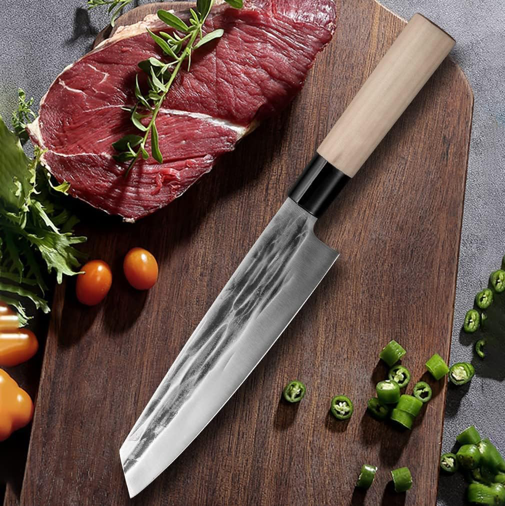 KD Hand Forging Kitchen Knife Professional Meat Traditional