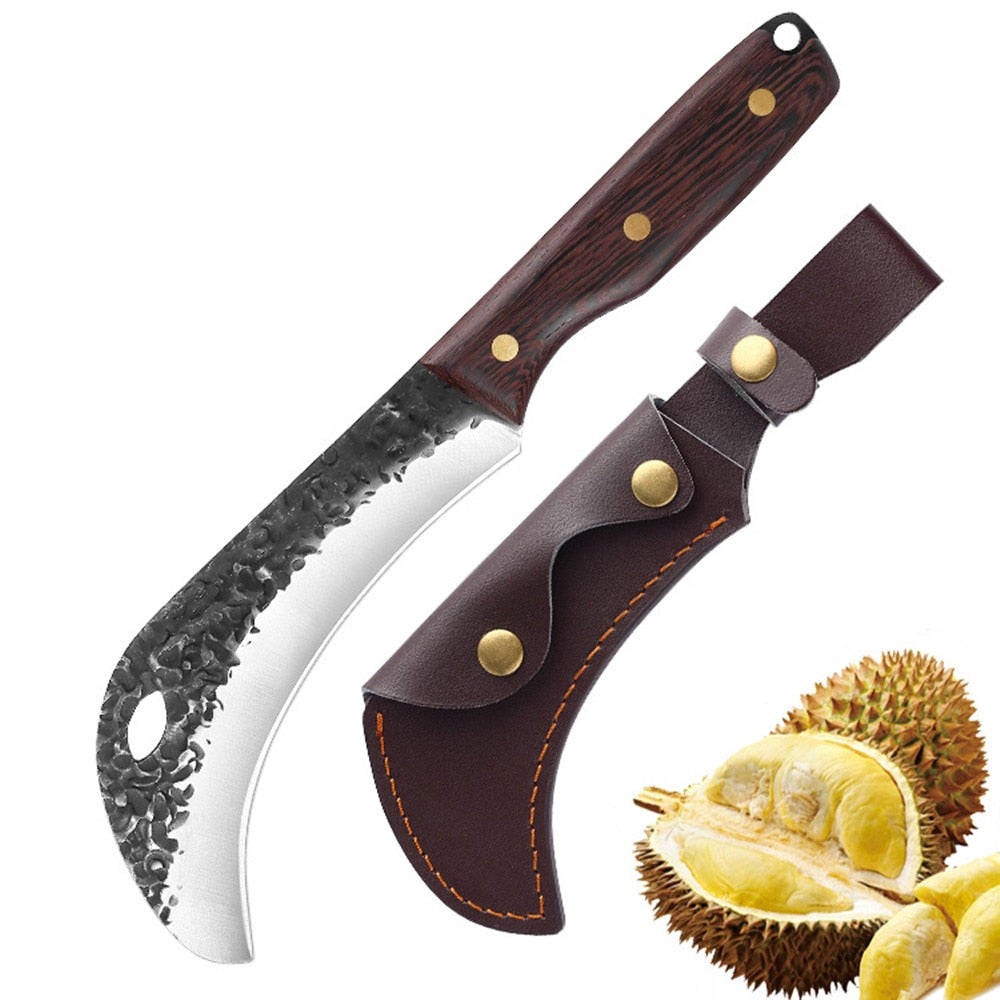 Stainless Steel Durian Peeling Knife Peeling Fruit Knife for Camping  Cooking