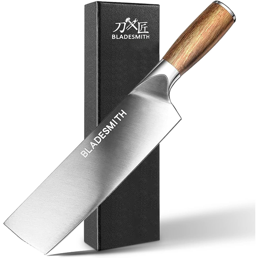 KD Nakiri Chef Knife German Stainless Steel Kitchen Knife with Gift Box