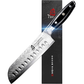 KD 7" Santoku Chef Knife Stainless Steel G10 Handle with Gift Box