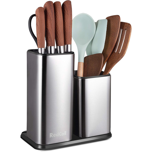 KD Kitchen Knife Holder Stainless Steel Universal Knife Block