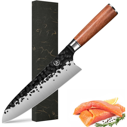 KD Santoku Chef Knife High Carbon Steel with Gift Box