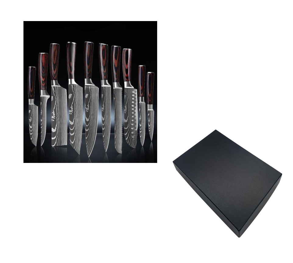 KD Knife 6, 8, 10 Piece Set Knife Chef's Knife Kitchen Knives Cooking set
