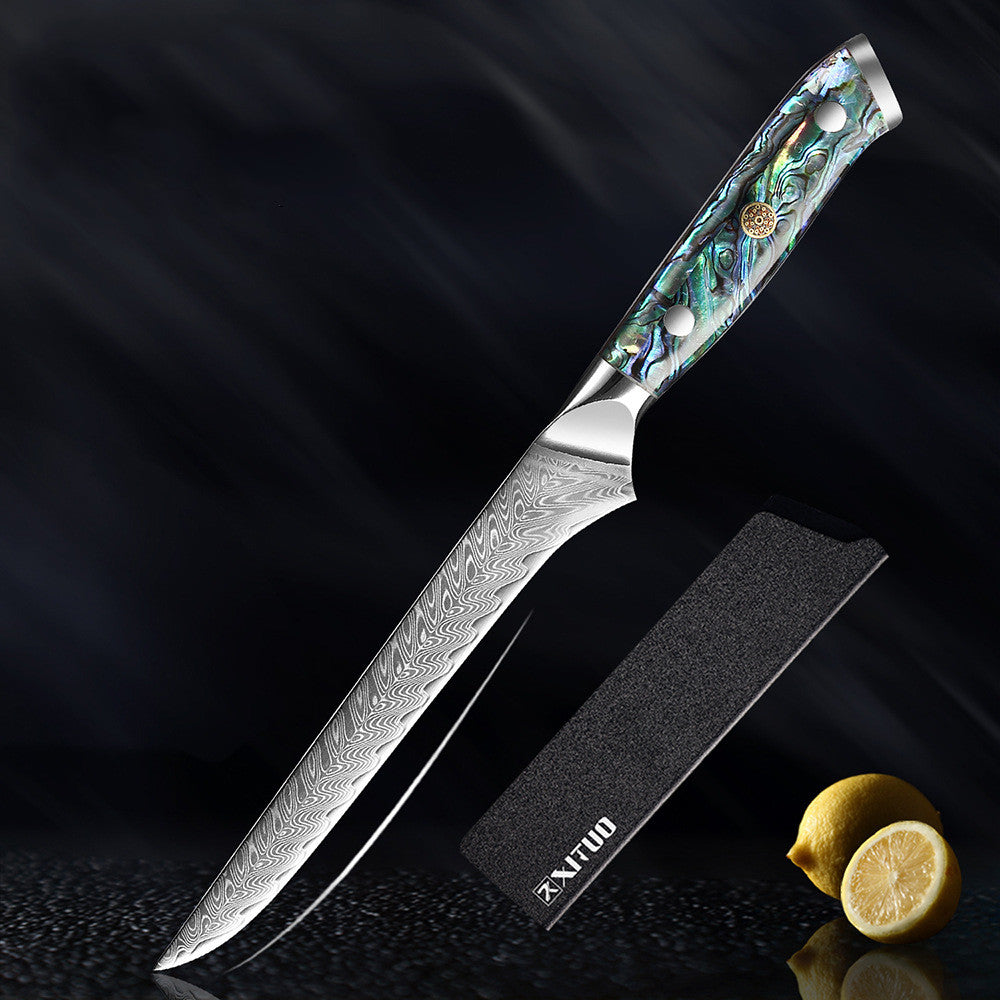 KD Steel Knife Set Kitchen Knife Chef Knife Japanese Style Santoku Knife