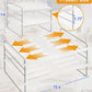 KD Pantry Organization and Storage Expandable Foil and Plastic Wrap Organizer