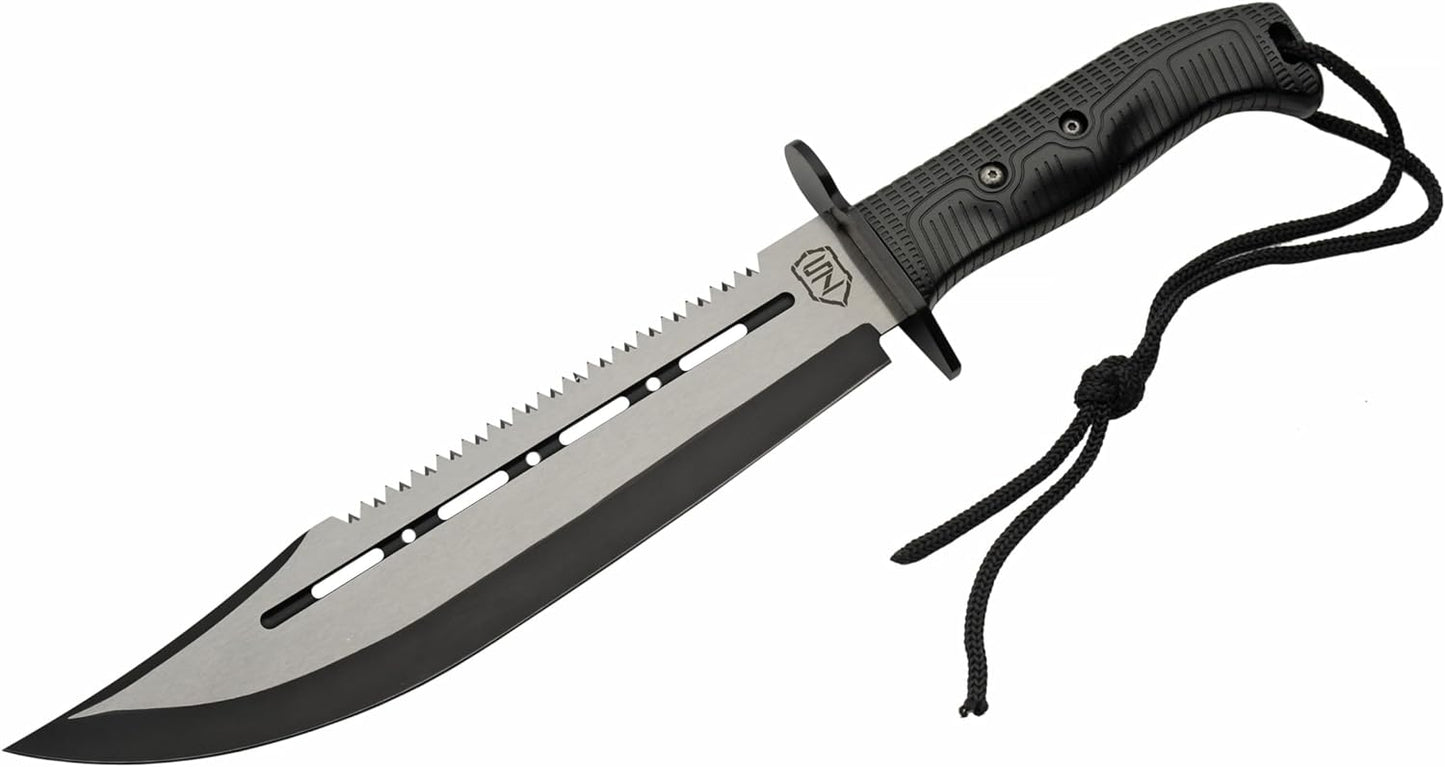 KD Hunting Knife 10.5" Outdoor Hunting Knife with Sheath