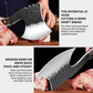 KD Cleaver Forged Heavy Duty High Carbon Butcher Knife Boning Breaker Chopper Cutting Chef Knife Outdoor BBQ Gift Cover