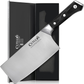 KD 7" Meat Cleaver: Precision Butcher Knife with Razor-Sharp German Steel Blade and Full Tang Ergonomic Handle Design
