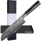KD Santoku Knife Damascus VG10 Core Steel with Sheath & Gift Box