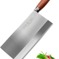 KD 8.5 inch Chinese Cleaver Chef Knife, Stainless Steel Cutlery Kitchen Cleaver with Pear Wooden Handle