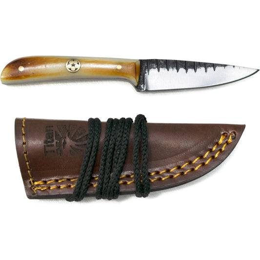 KD Carbon Steel Hunting Knife Outdoor Camping Knife