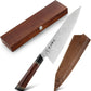 KD Kiritsuke Chef Knife 110 Layers Damascus Steel with Wooden Sheath & Box