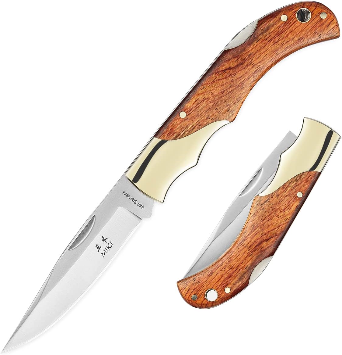 KD Pocket Folding Knife Stainless Steel Outdoor camping hiking fishing