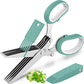 KD Scissors Kitchen Shears with 5 Blades and Cover Anti-rust Stainless Steel