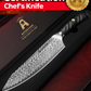 KD Kitchen Essential: G10 Handle Chef Knife for Food Enthusiasts