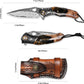 KD Pocket Folding Knife With holster Suitable for outdoor camping and hunting