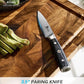 KD 3.5" Paring Knife Stainless Steel Kitchen Knife with Sheath and Case
