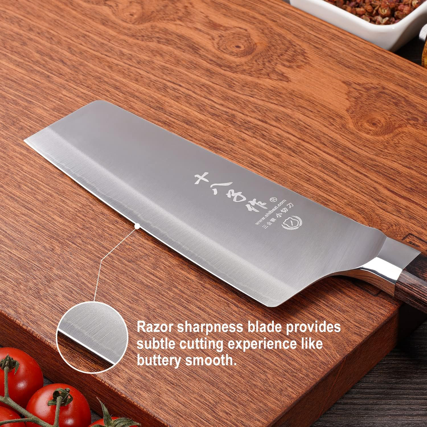KD 7-Inch Ultra Sharp Cleaver Knife: Perfect Slicing for Vegetables and Meat