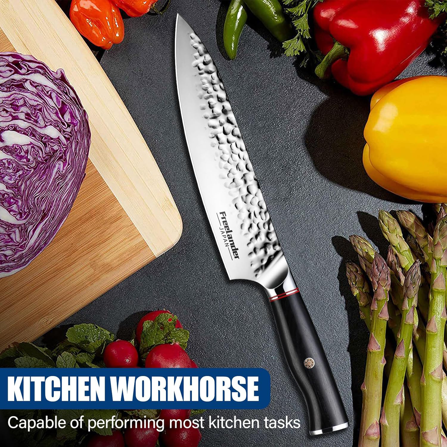 8 Chef's Knife - The Chef's Knife Is The Workhorse of The Kitchen.