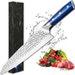 KD 8-Inch Super Sharp Chef's Knife: Precision Cutting in a Gift Box