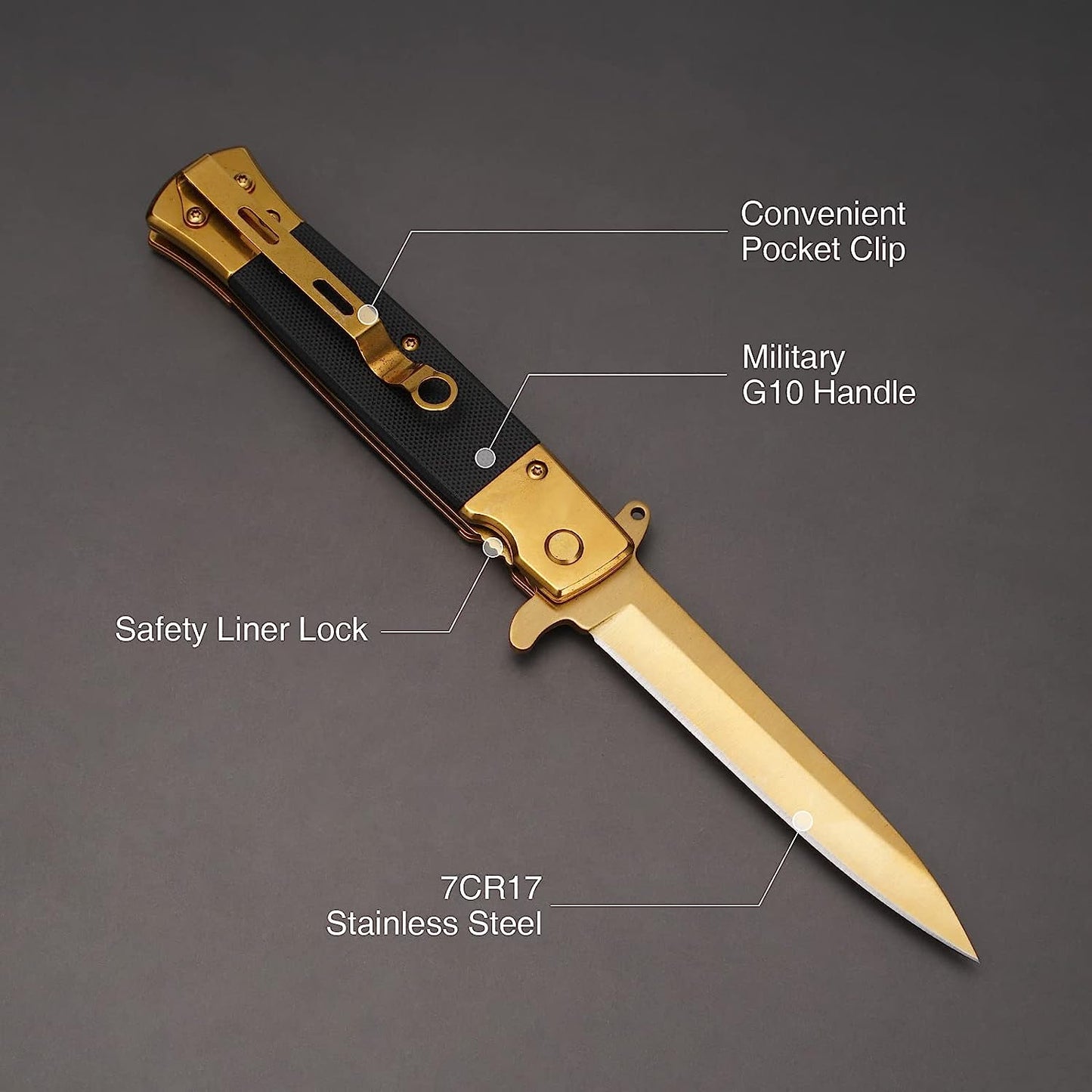 KD Folding Pocket knife with Back Lock for Fishing and Hunting – Knife  Depot Co.