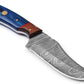 KD Hunting Knife Damascus Steel Knife With Sheath Belt Loop
