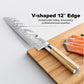 KD Santoku Chef Knife 67 layers Damascus steel VG10 Handle with Gift Box