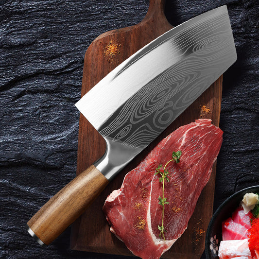 KEEMAKE Kitchen Knife Set Chef Knife Meat Slicer Forged German