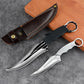 KD Hunting Knife Set 2 Piece with Sheath for Outdoor Camping