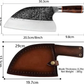 KD Serbian Forged Cleaver Knife: Handcrafted Meat Masterpiece