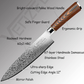 KD Japanese 67-Layer Damascus Steel Blade: 8-Inch Chef Knife