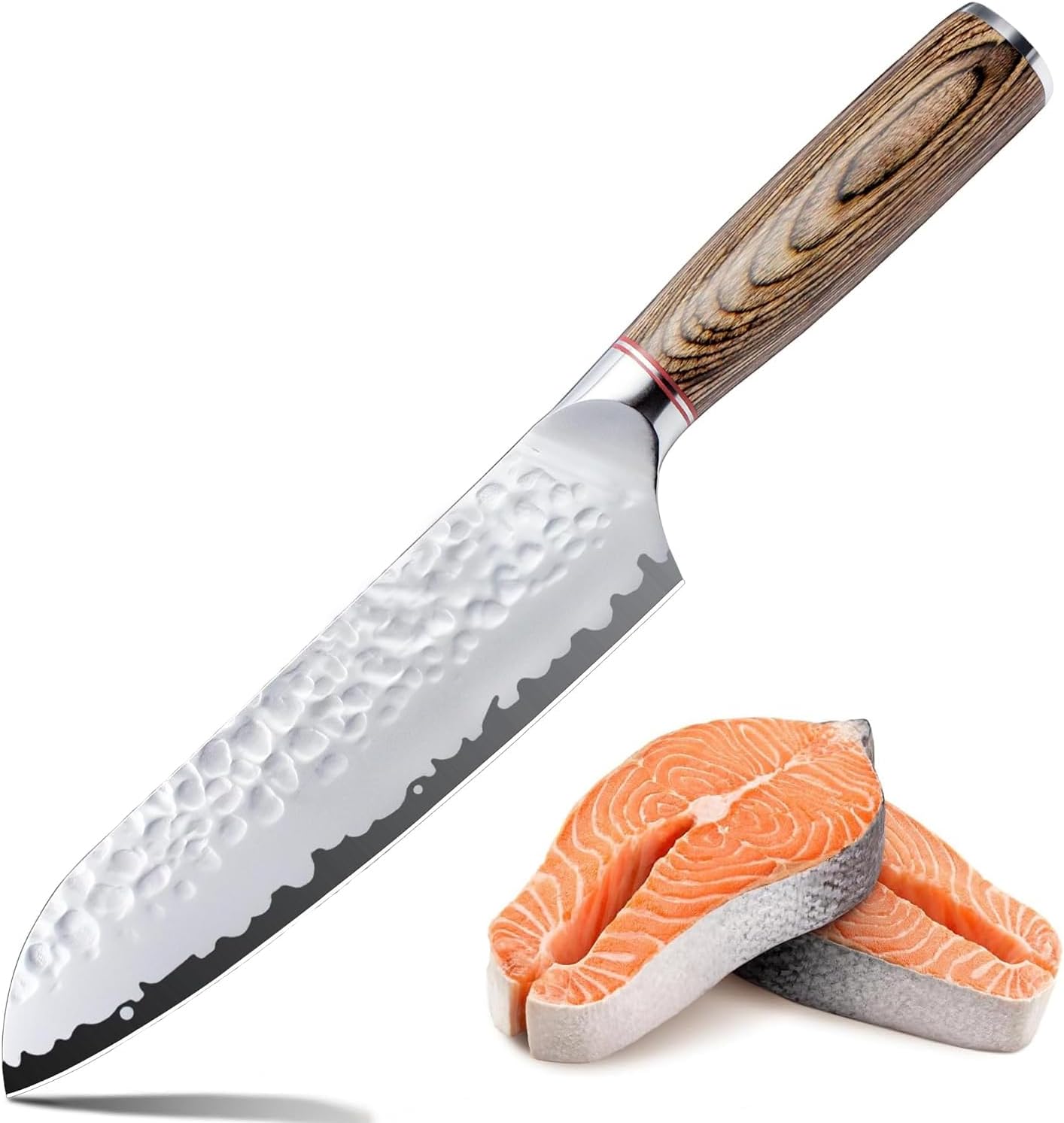 KD Santoku Knife Japanese Sharp Kitchen Chef Knife with Gift Box