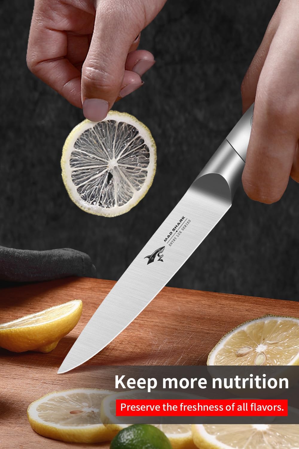KD Kitchen Utility Knife 5" Perfect for Slicing of Fruits and Vegetables