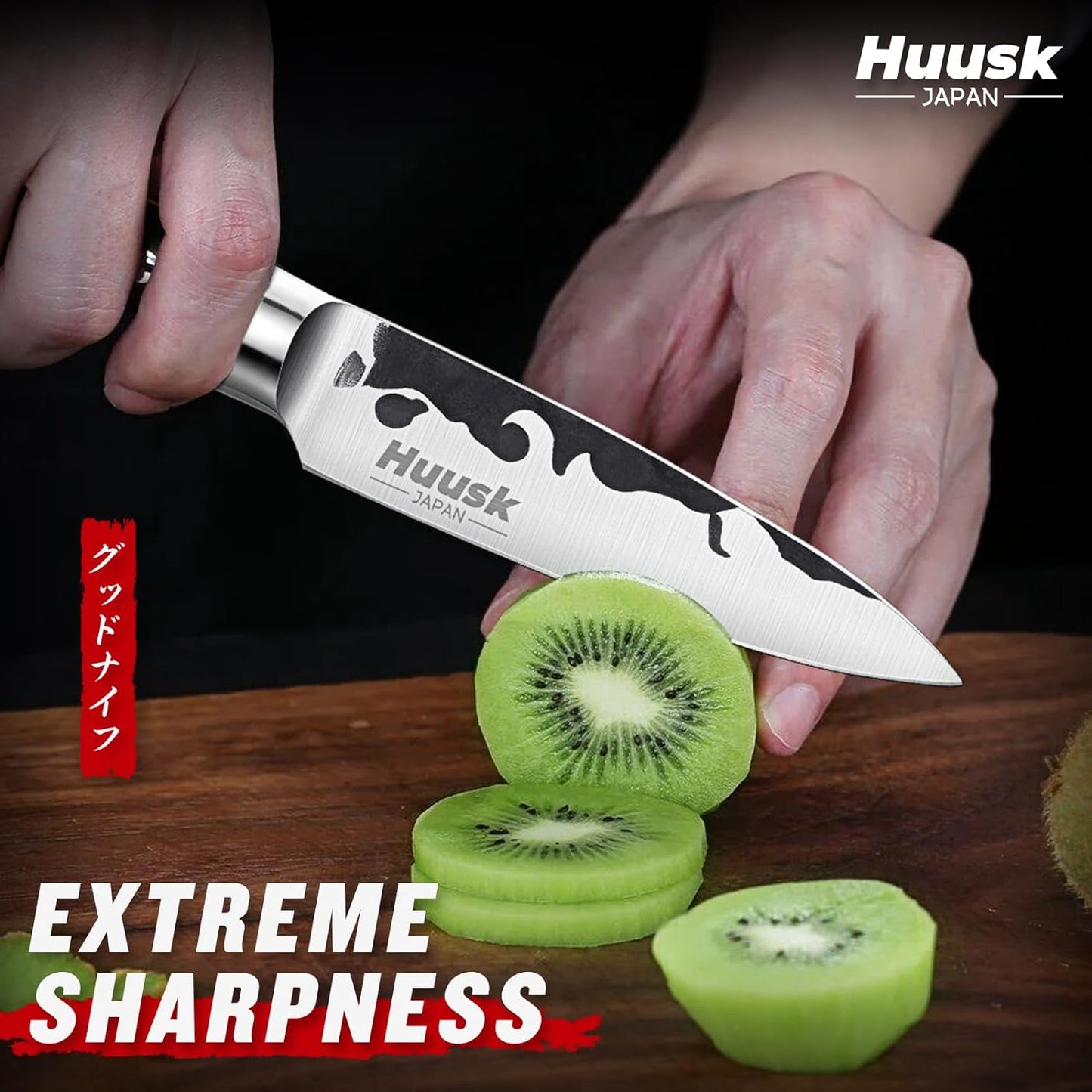 KD Paring Knife 3.5" Peeling and Slicing Knife For Fruit Vegetable
