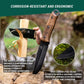 KD Hunting Knife Camping Survival Carbon Steel Knife with Sheath