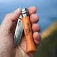 KD Folding Pocket Knife with Beechwood Handle Made in France