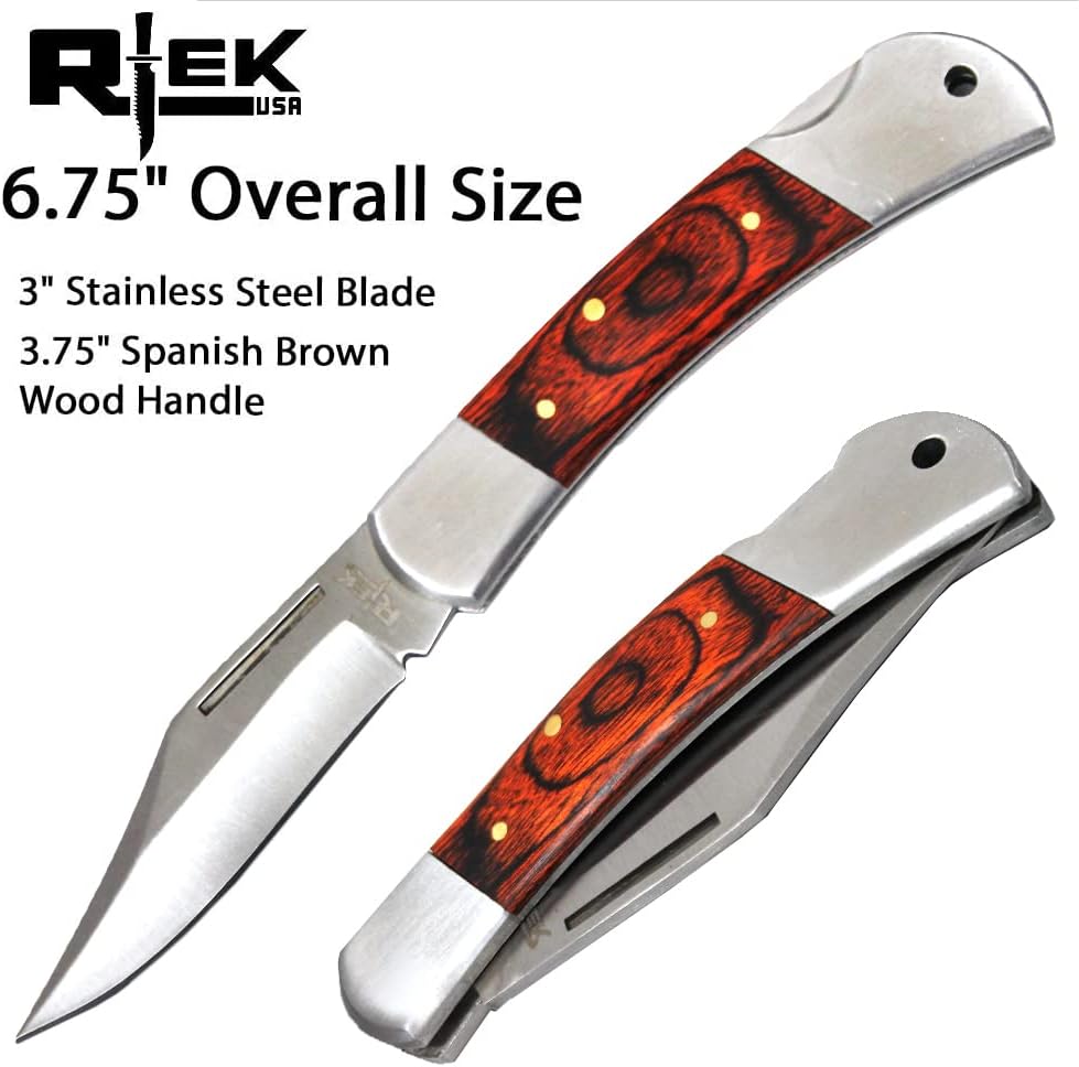 KD Pocket Folding Knife for Hunting and Outdoor Camping