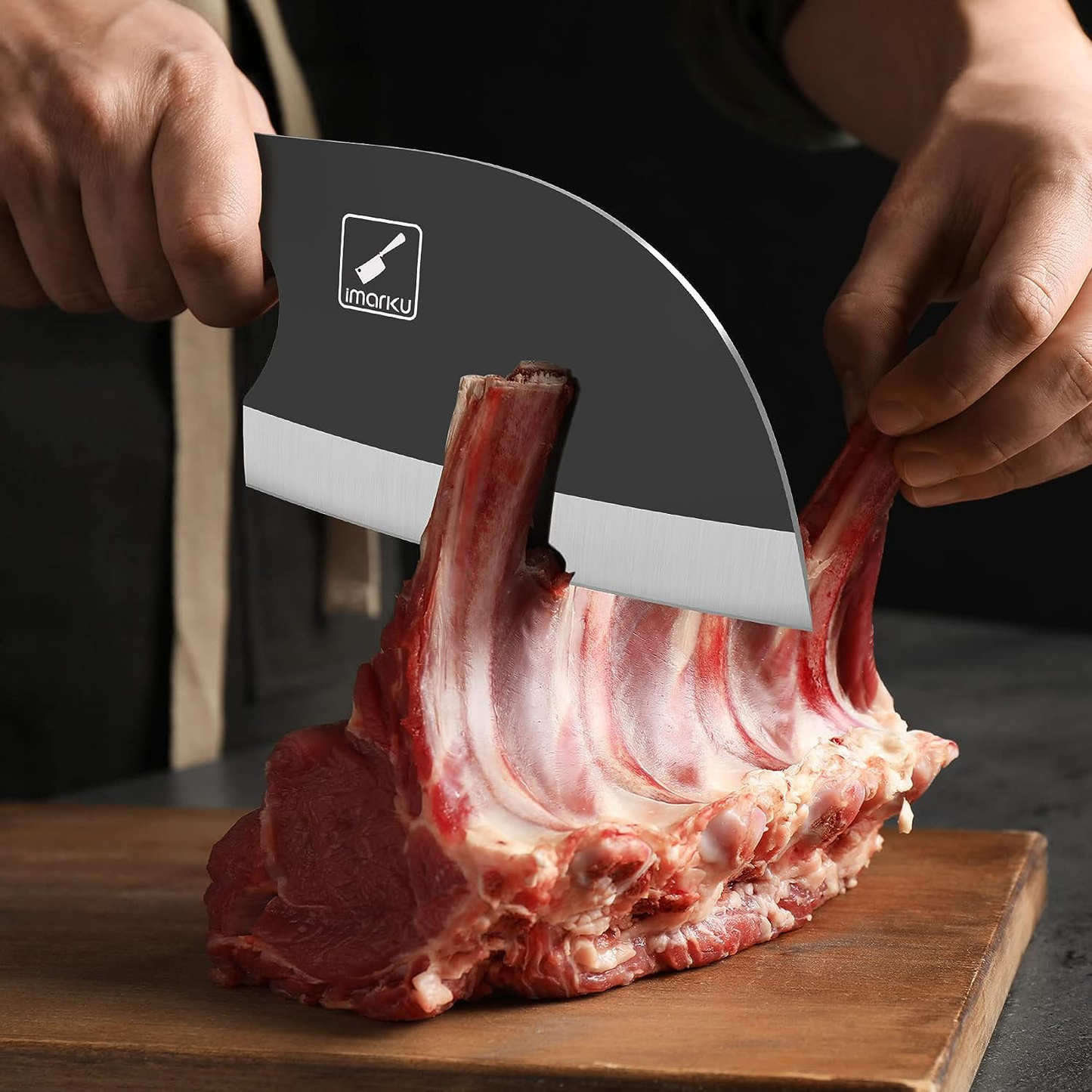 KD Serbian Cleaver Butcher Knife: Perfect for BBQ and Camping