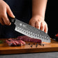 KD Santoku Chef Knife Japanese VG10 67 layers Damascus Steel with Gift Box