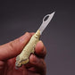 KD Fish Shape Mini Knife Pocket Folding Knife Small Keychain Knife