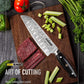 KD Santoku Chef Knife German Stainless Steel with Gift Box