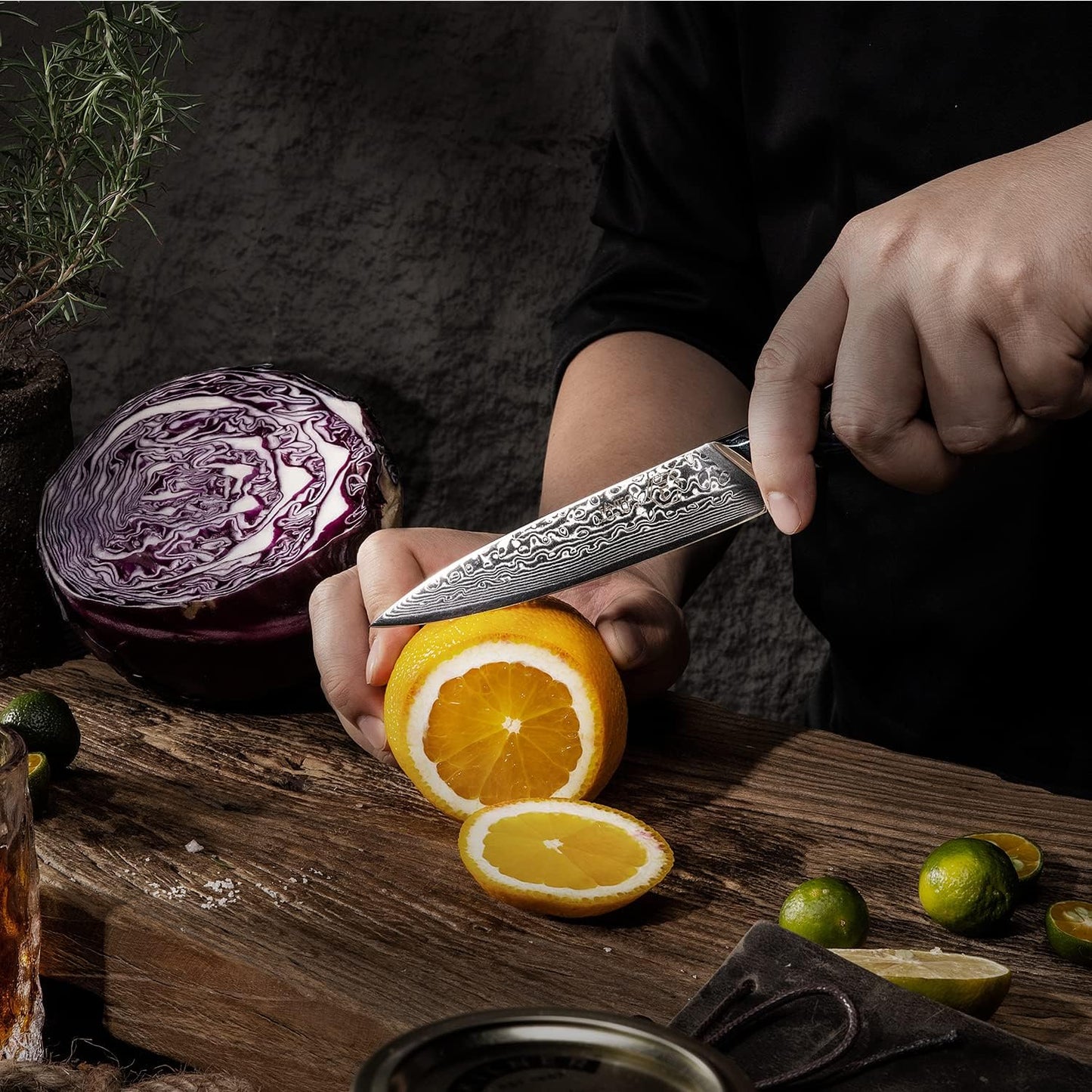 KD 5" Utility Knife Damascus VG10 67 Layer Kitchen Chef Knife