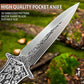 KD Pocket Knife Folding Knife with 3D Retro Embossed Pattern