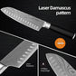 KD 7" Santoku Chef Knife Stainless Steel with Gift Box