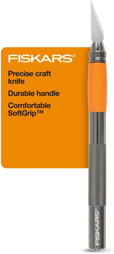 KD 8" Exacto Knife for Crafting - Multi-Use Exacto Blade Included with Protective Cover