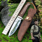 KD Hunting Knife Outdoor Survival Knife Wilderness Knife with Sheath