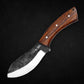 KD Hunting Knife High Carbon Steel Survival Camping Knife with Sheath