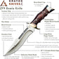 KD Hunting Knife Stainless Steel Bushcraft Camping Knife with Leather Sheath